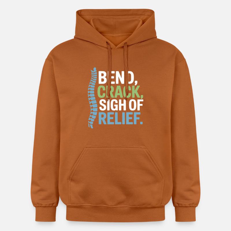 Chiropractor Spinal Alignment Is Everything - Gildan Unisex Softstyle® Midweight Hoodie - Athletic Orange