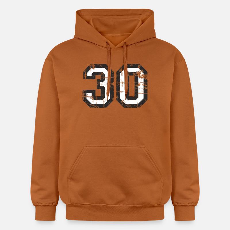 Nombre 30 Trente Design Anniversaire - Sweat à capuche Softstyle® Gildan Unisexe - Athletic Orange