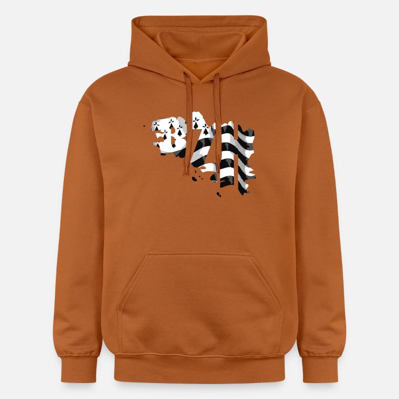 BZH - Sweat à capuche Softstyle® Gildan Unisexe - Athletic Orange