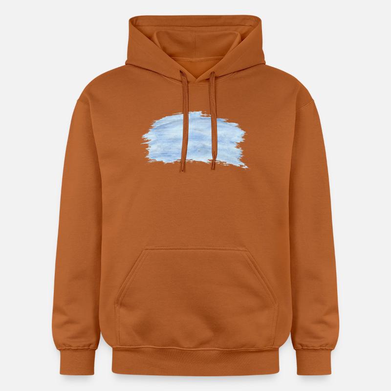 Fond bleu noir - Sweat à capuche Softstyle® Gildan Unisexe - Athletic Orange