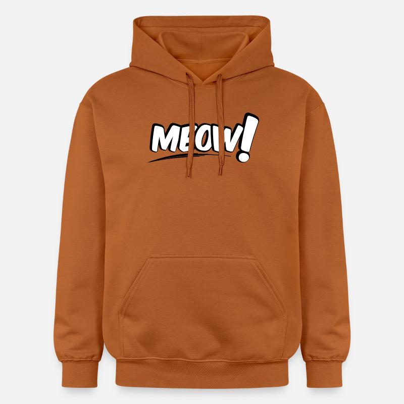 MEOW Miau Chat - Sweat à capuche Softstyle® Gildan Unisexe - Athletic Orange