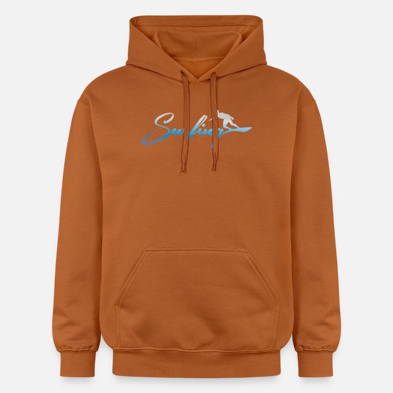SURF, SURF - Sweat à capuche Softstyle® Gildan Unisexe - Athletic Orange