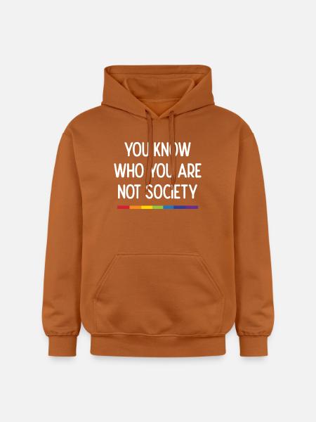 Live With Pride - Gildan Unisex Softstyle® Midweight Hoodie - Athletic Orange