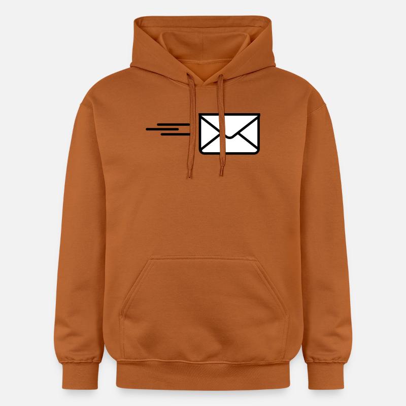 Senden Sie einen Logo-Brief - Gildan Unisex Softstyle® Midweight Hoodie - Athletic Orange