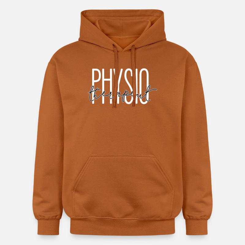 Design élégant pour kinésithérapeute - Sweat à capuche Softstyle® Gildan Unisexe - Athletic Orange