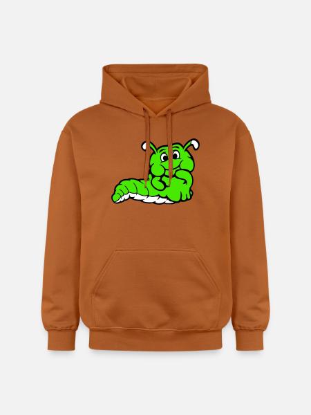 Chenille Ver Timide Amicale Curieux - Sweat à capuche Softstyle® Gildan Unisexe - Athletic Orange
