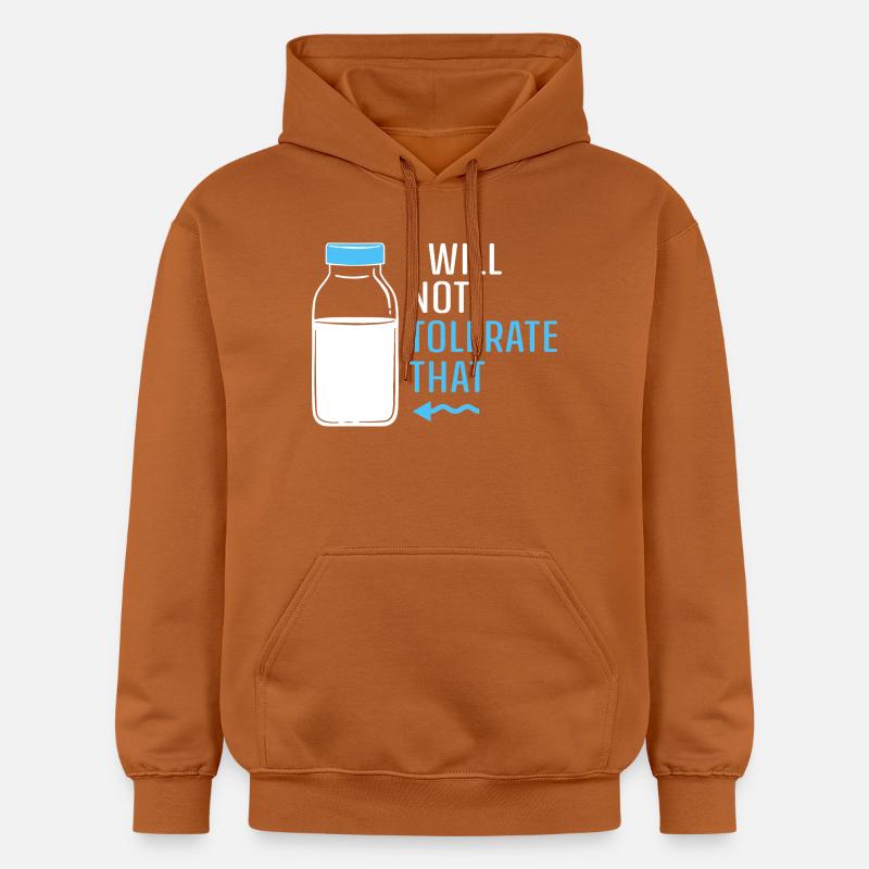 Flatulence au lactose au lait - Sweat à capuche Softstyle® Gildan Unisexe - Athletic Orange
