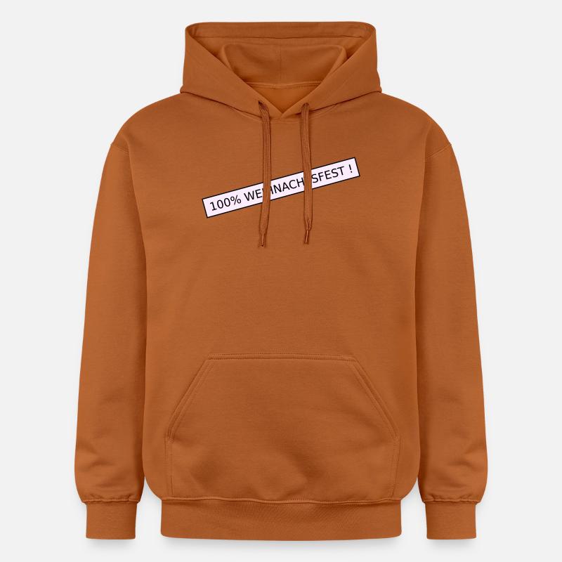 Noël à 100 % - Sweat à capuche Softstyle® Gildan Unisexe - Athletic Orange