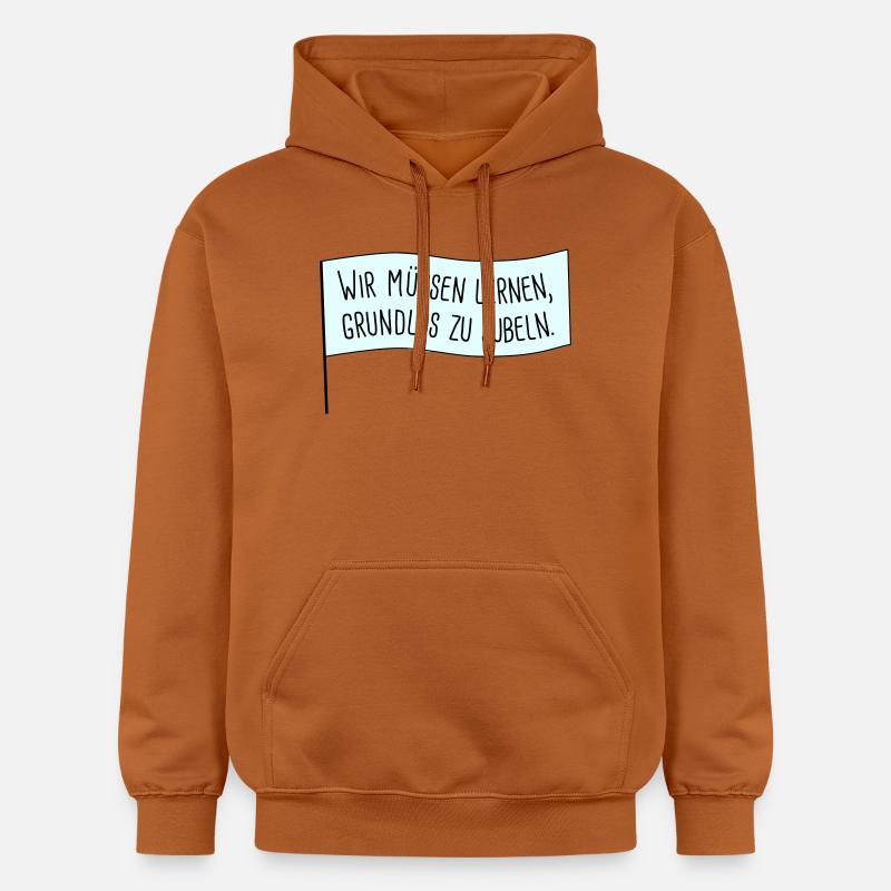 Réjouir sans raison - Sweat à capuche Softstyle® Gildan Unisexe - Athletic Orange
