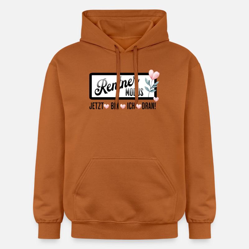 Mode retraité – Maintenant c’est mon tour - Sweat à capuche Softstyle® Gildan Unisexe - Athletic Orange
