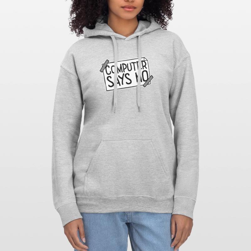 Computer Says No Lustig Programmierer Nerd Technik Gildan Unisex Softstyle® Midweight Hoodie