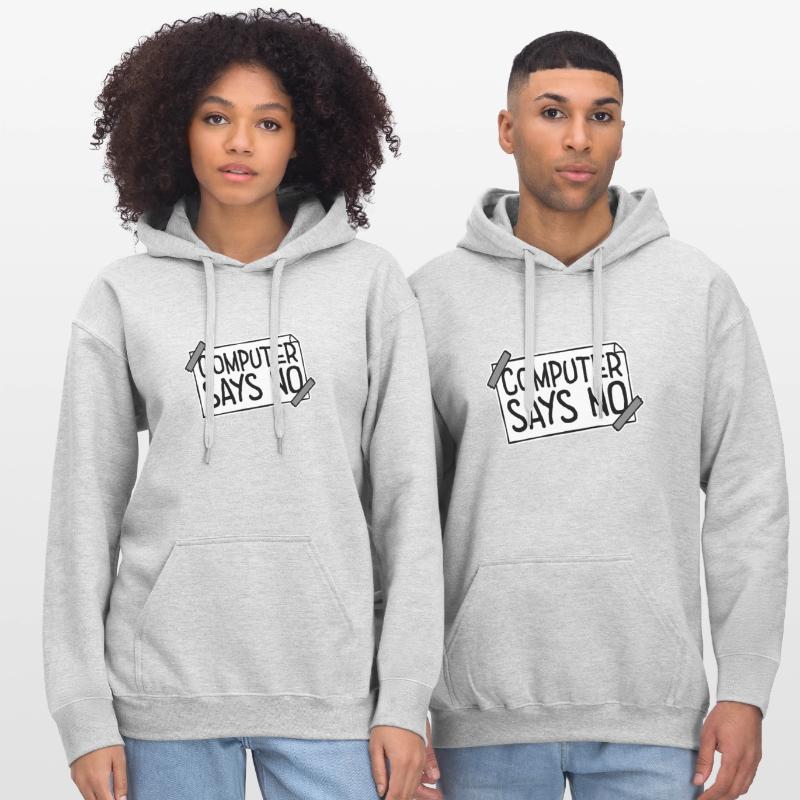 Computer Says No Funny Programmer Nerd Technique Gildan Unisex Softstyle® Midweight Hoodie