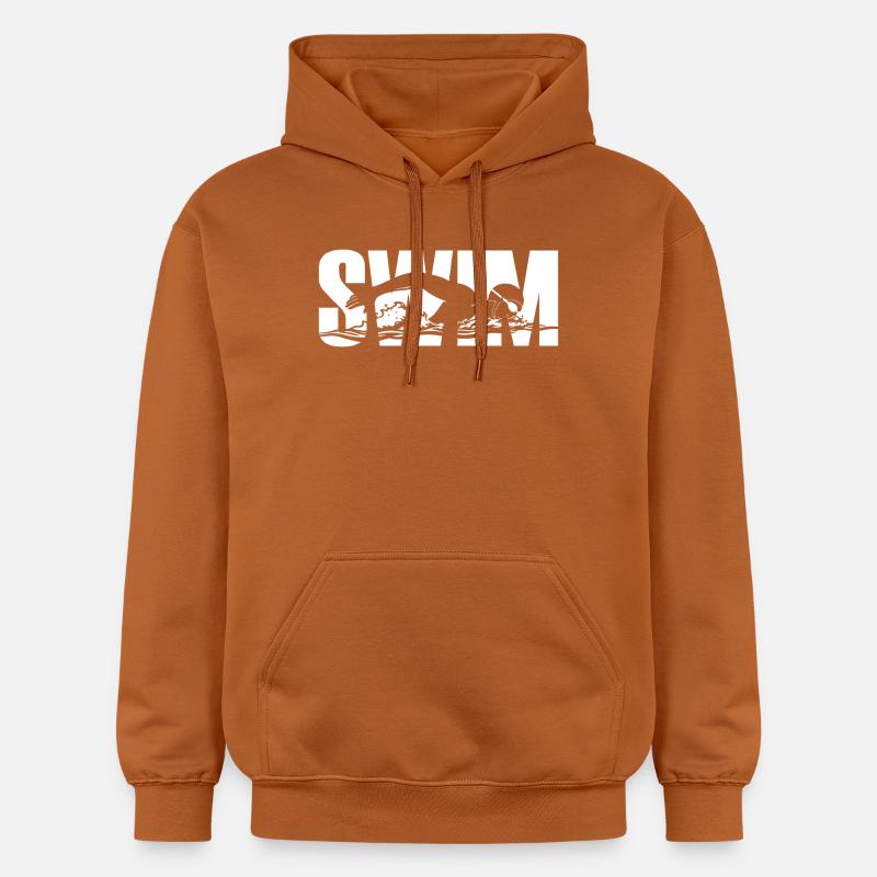 Natation - Sweat à capuche Softstyle® Gildan Unisexe - Athletic Orange