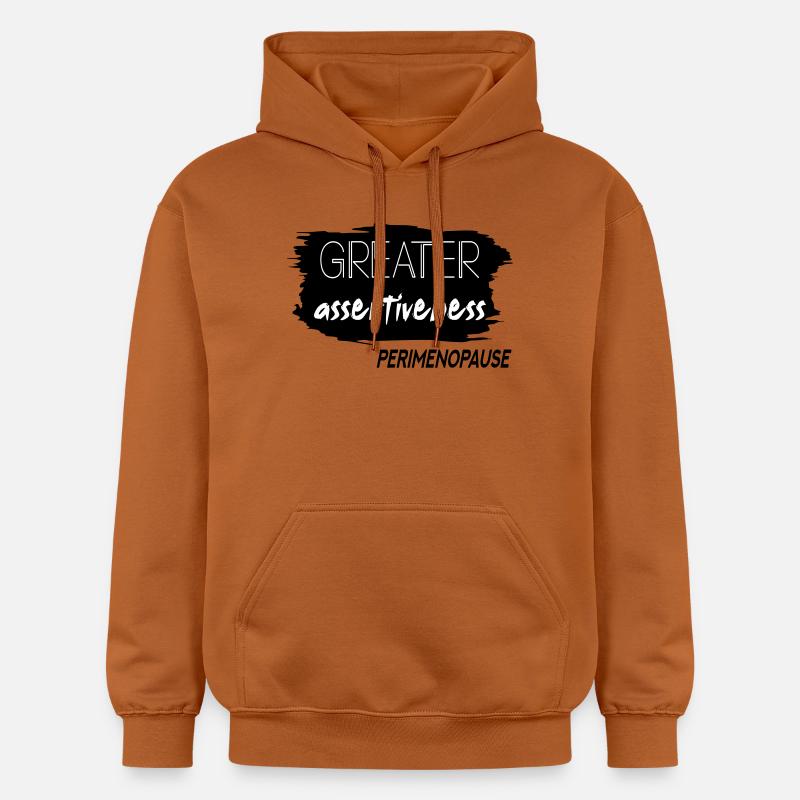 Une plus grande affirmation Périménopause - Sweat à capuche Softstyle® Gildan Unisexe - Athletic Orange