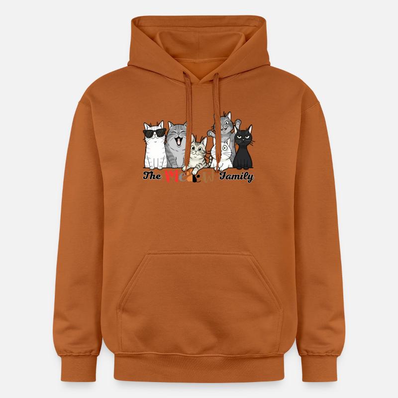 La Tribu des Chats Joyeux - Sweat à capuche Softstyle® Gildan Unisexe - Athletic Orange
