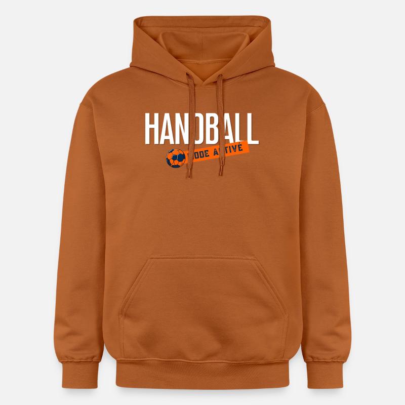 Handball Mode Actif - Sweat à capuche Softstyle® Gildan Unisexe - Athletic Orange