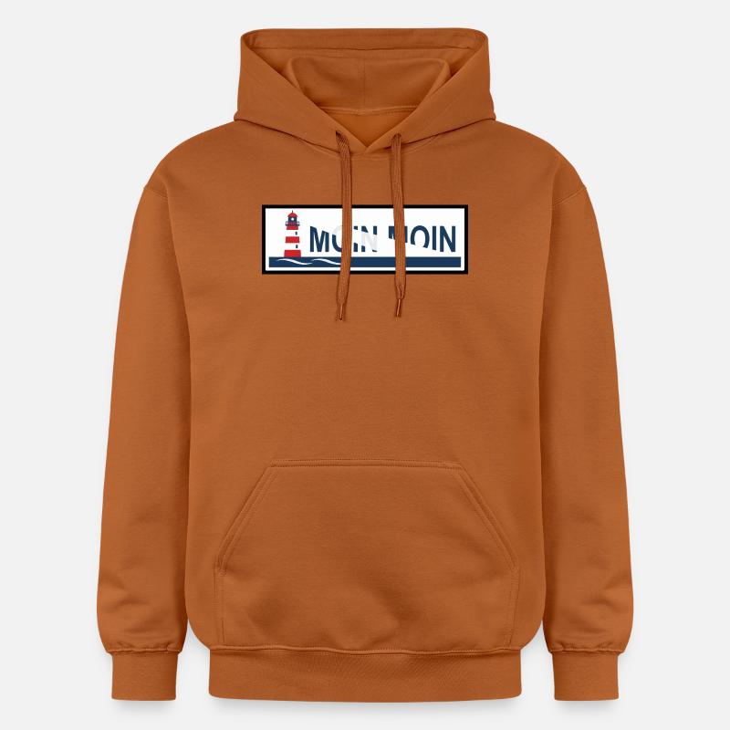 Basse-Saxe Moin Moin - Sweat à capuche Softstyle® Gildan Unisexe - Athletic Orange