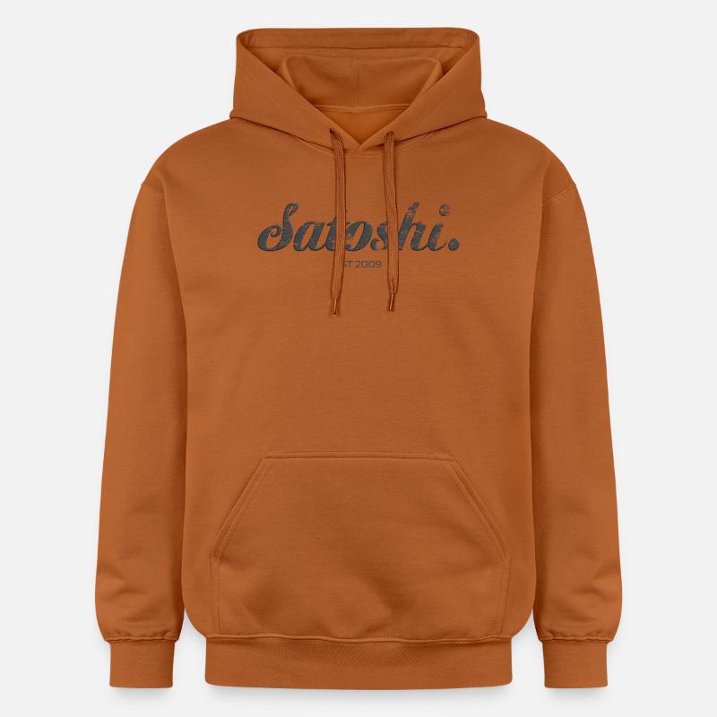 Satoshi Nakamoto Bitcoin Crypto Inventeur - Sweat à capuche Softstyle® Gildan Unisexe - Athletic Orange