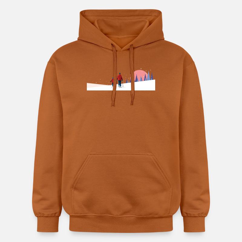 Équipe de ski de randonnée - Sweat à capuche Softstyle® Gildan Unisexe - Athletic Orange
