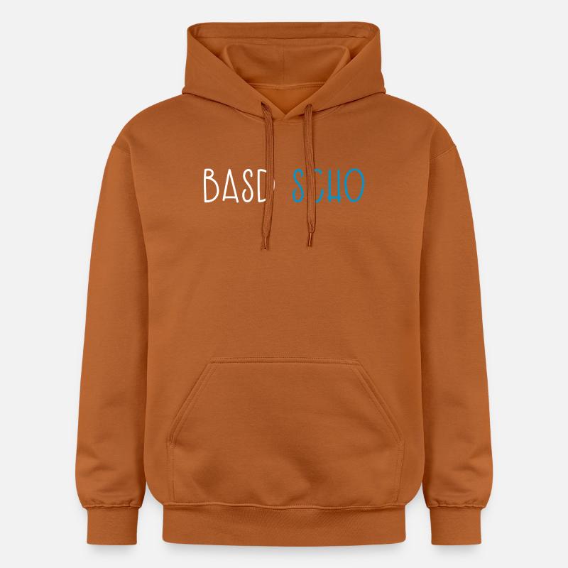 Basd Scho Bavière Dialecte bavarois - Sweat à capuche Softstyle® Gildan Unisexe - Athletic Orange