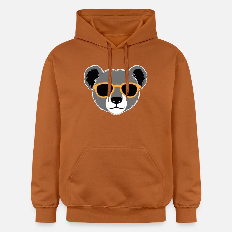 Lunettes de soleil Koala Look d’été - Sweat à capuche Softstyle® Gildan Unisexe - Athletic Orange