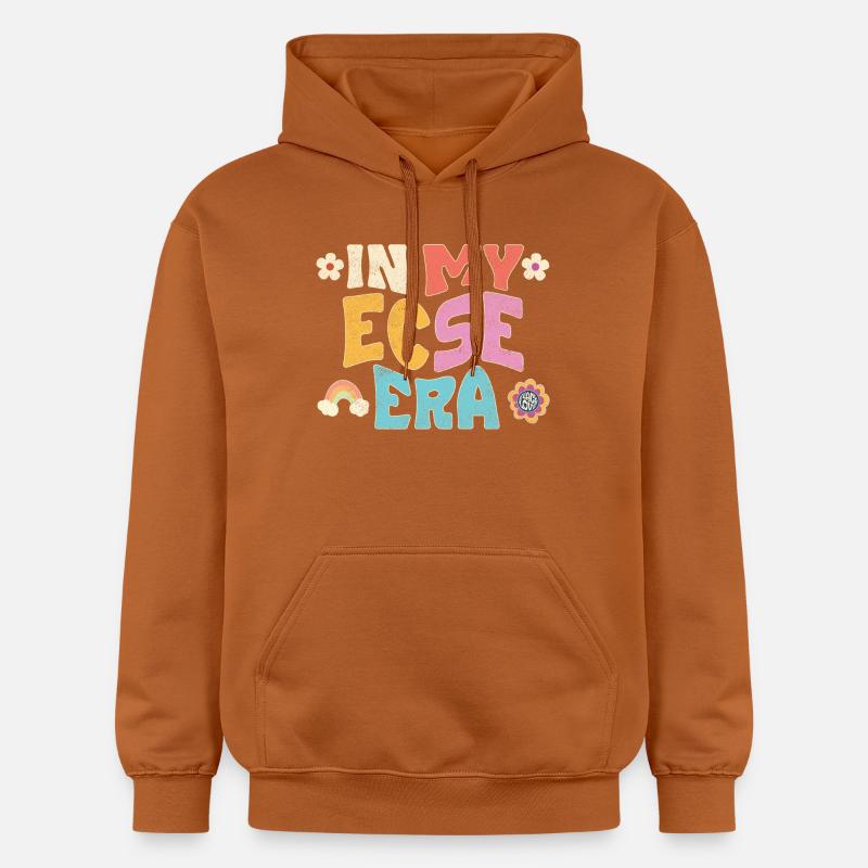 À mon époque ECSE - Sweat à capuche Softstyle® Gildan Unisexe - Athletic Orange