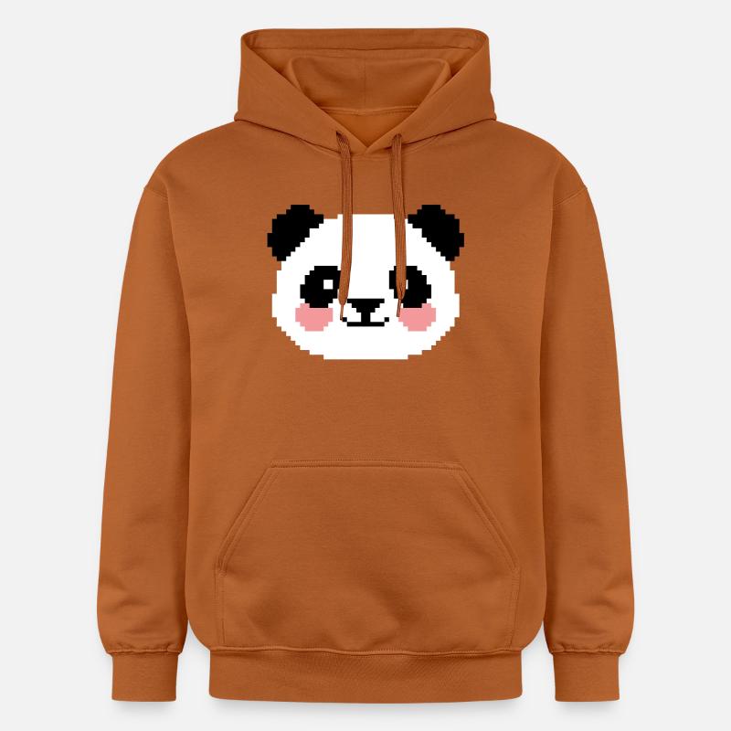 Panda 8 bits - Sweat à capuche Softstyle® Gildan Unisexe - Athletic Orange