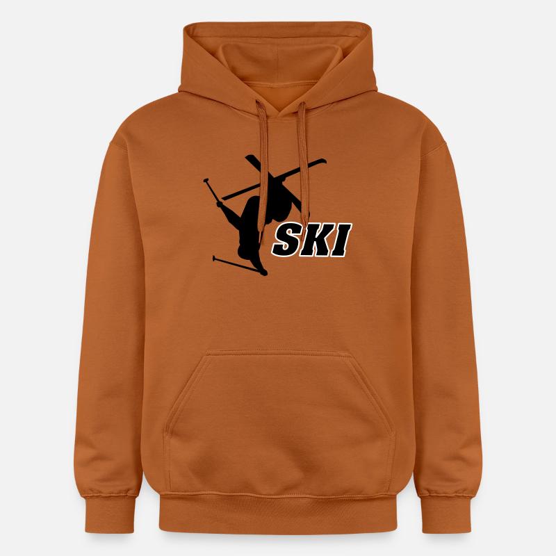 Ski - Sweat à capuche Softstyle® Gildan Unisexe - Athletic Orange