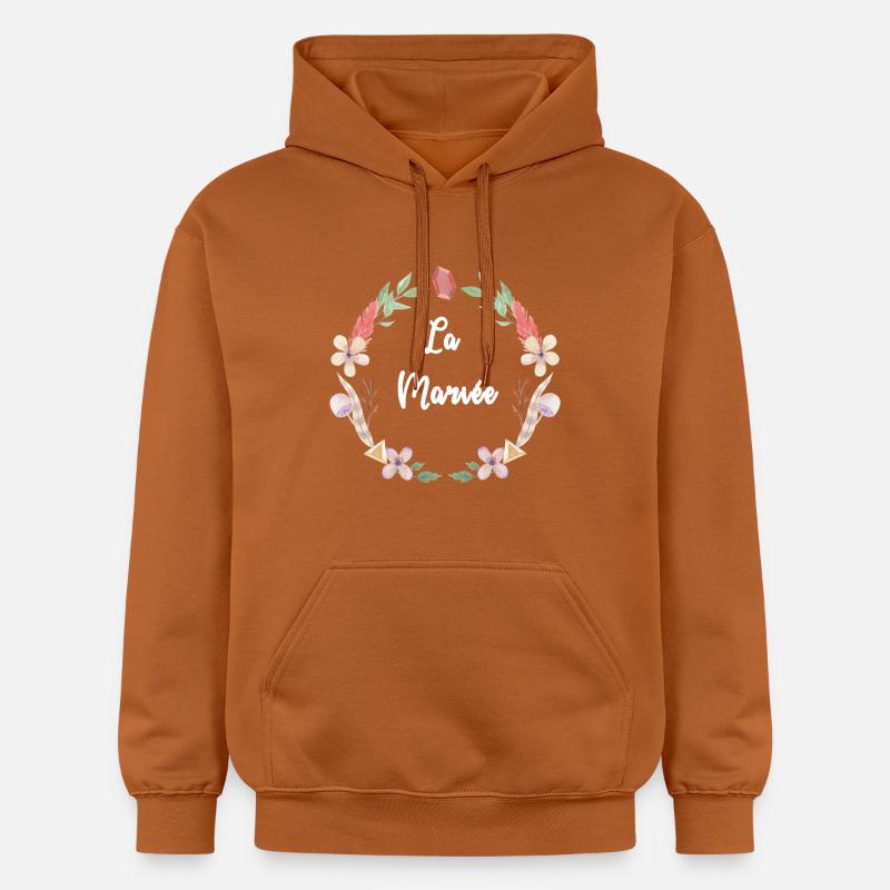 Collection Mariage Bohème - La Mariée - Sweat à capuche Softstyle® Gildan Unisexe - Athletic Orange