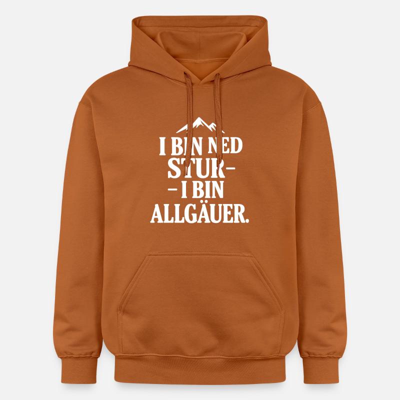 Fierté du dialecte de l’Allgäu - Sweat à capuche Softstyle® Gildan Unisexe - Athletic Orange