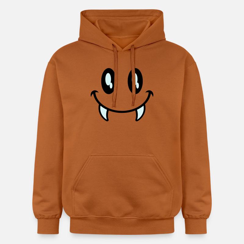 kleines monster smiley - Gildan Unisex Softstyle® Midweight Hoodie - Athletic Orange
