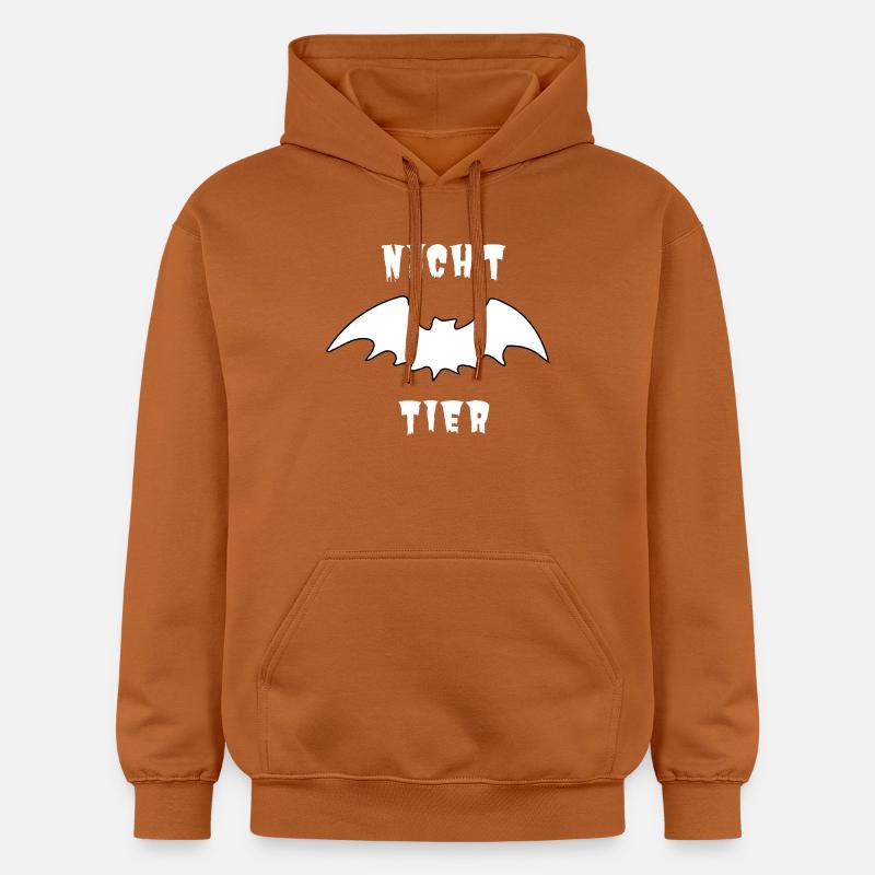 Nachttier_Weis_1 - Sweat à capuche Softstyle® Gildan Unisexe - Athletic Orange