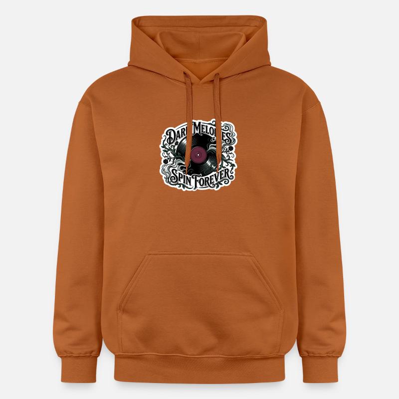 Dunkle Melodien drehen sich ewig - Gildan Unisex Softstyle® Midweight Hoodie - Athletic Orange