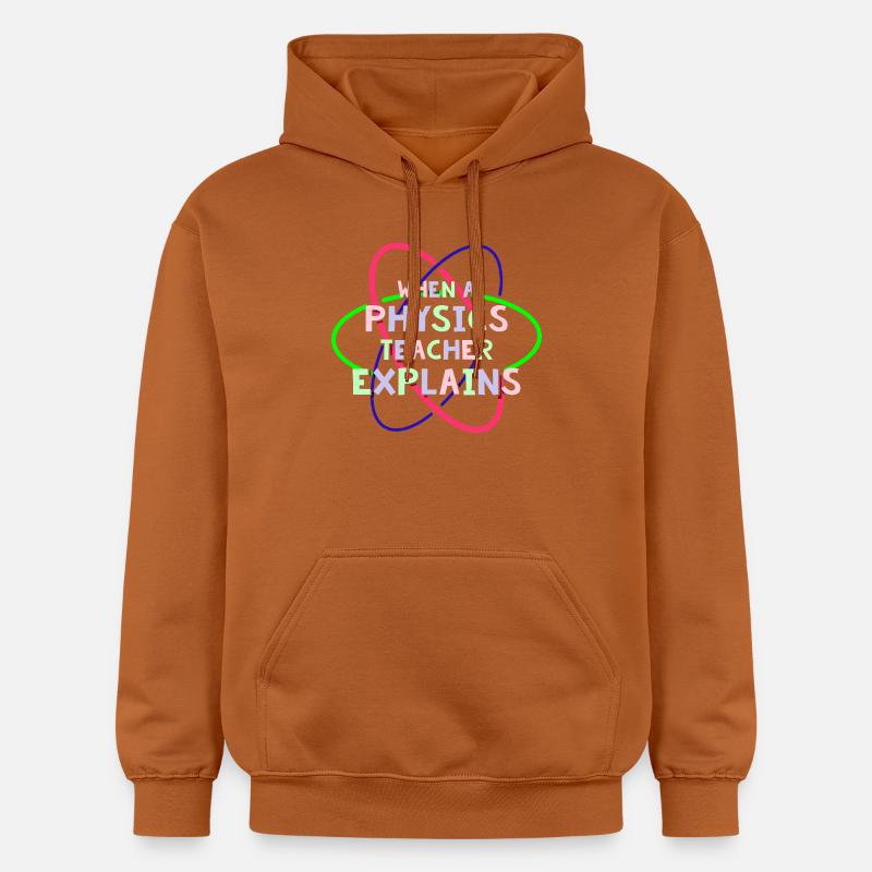 Physik Phyiker Physikstudent Physiklehrer - Gildan Unisex Softstyle® Midweight Hoodie - Athletic Orange