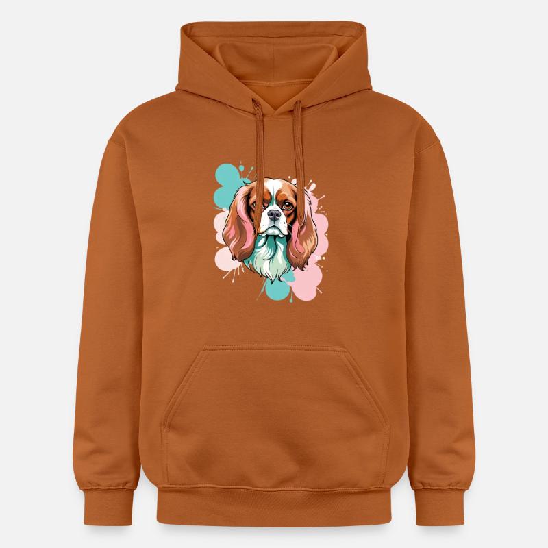 Cavalier King Charles Spaniel arbexplosion - Sweat à capuche Softstyle® Gildan Unisexe - Athletic Orange