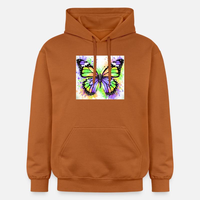 papillon - Sweat à capuche Softstyle® Gildan Unisexe - Athletic Orange