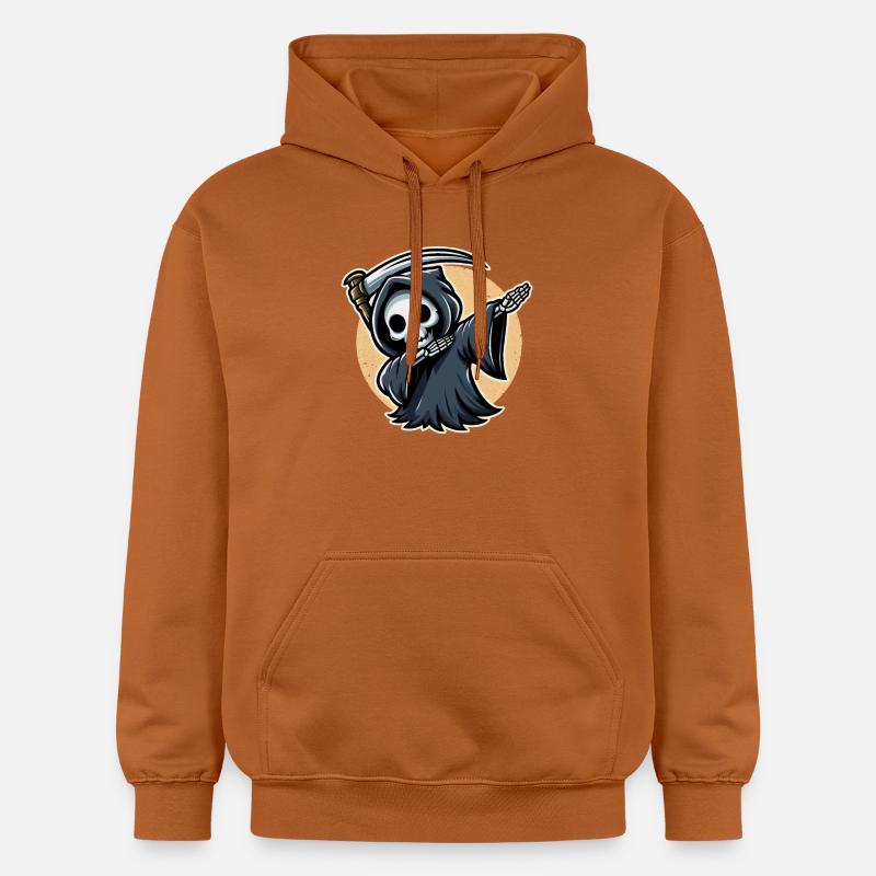 Dabbing Grim Reaper Motif effrayant - Sweat à capuche Softstyle® Gildan Unisexe - Athletic Orange