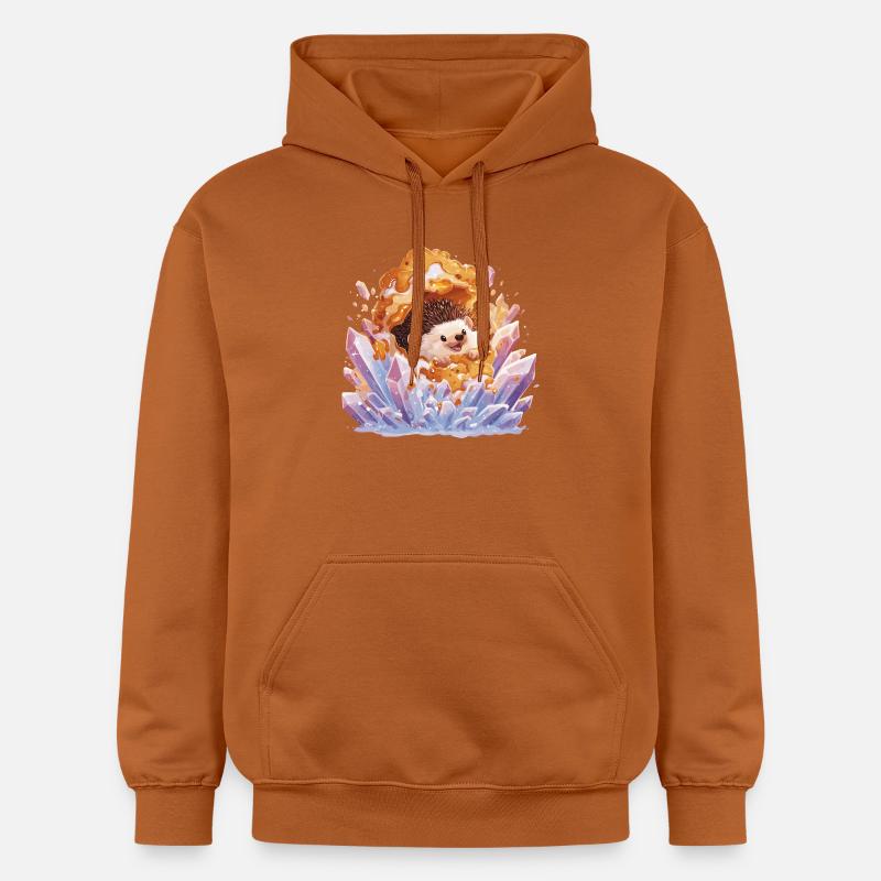 Hérisson en cristal de miel - Sweat à capuche Softstyle® Gildan Unisexe - Athletic Orange