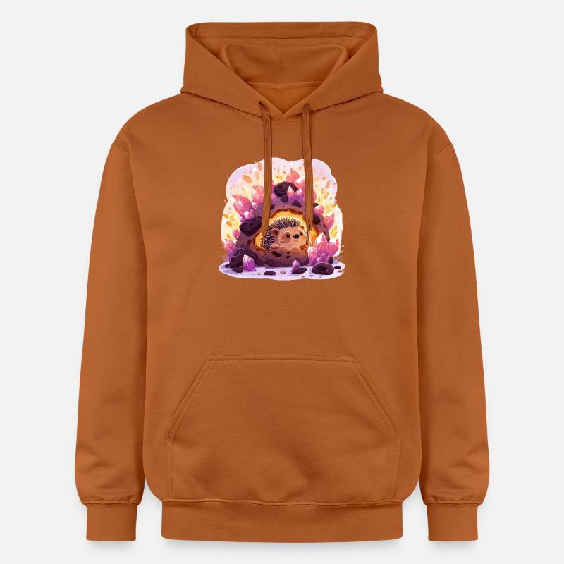 Hérisson de la Grotte de Cristal - Sweat à capuche Softstyle® Gildan Unisexe - Athletic Orange
