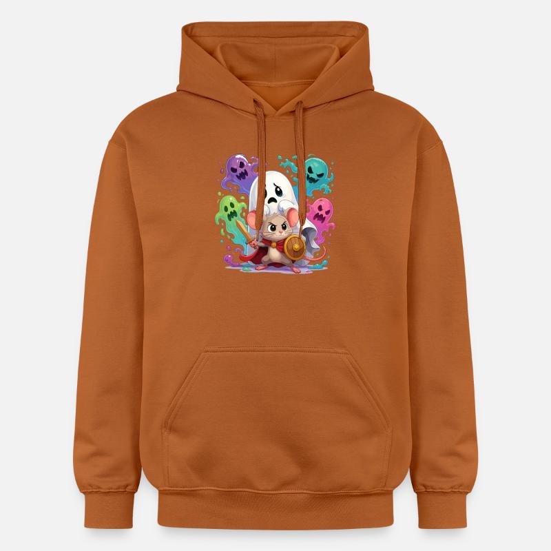 Aventure Fantôme Chevalier Souris - Sweat à capuche Softstyle® Gildan Unisexe - Athletic Orange