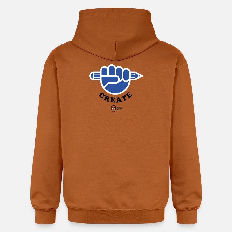 Create ! Dos - Sweat à capuche Softstyle® Gildan Unisexe - Athletic Orange