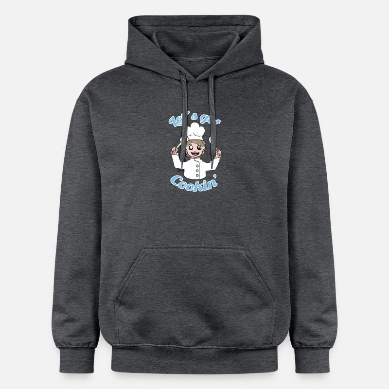 Cuisinons! - Sweat à capuche Softstyle® Gildan Unisexe - gris foncé chiné