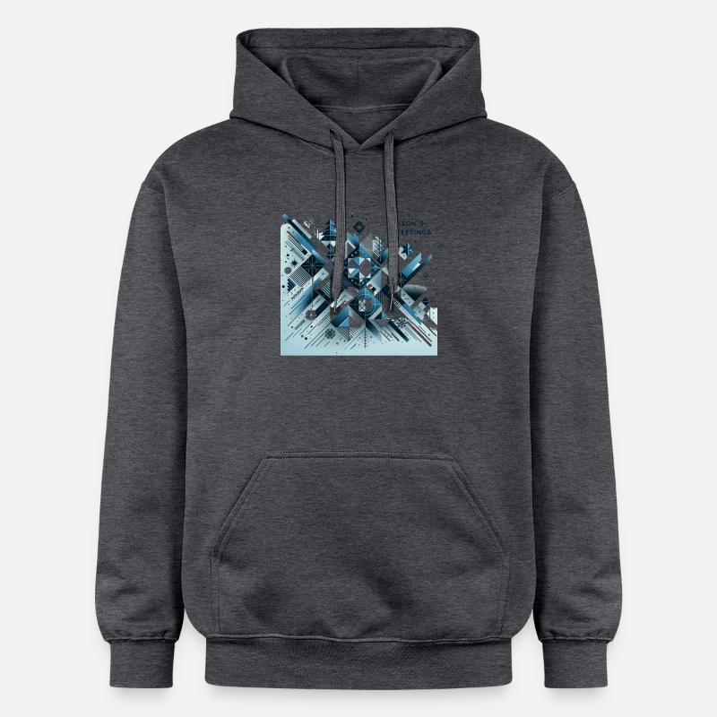 Joyeuses Fêtes de fin d’année - Sweat à capuche Softstyle® Gildan Unisexe - gris foncé chiné