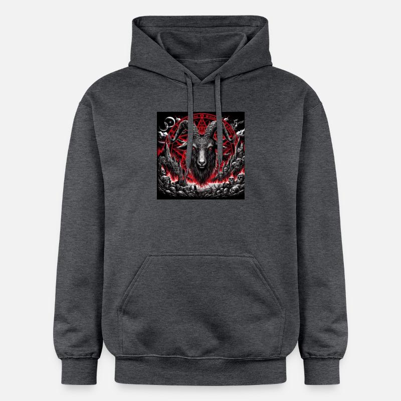 Billy goat - Gildan Unisex Softstyle® Midweight Hoodie - dark heather grey