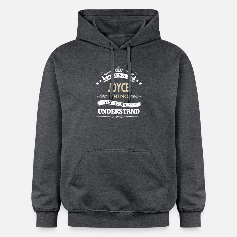 Joyce Chose que tu ne comprendrais pas - Sweat à capuche Softstyle® Gildan Unisexe - gris foncé chiné