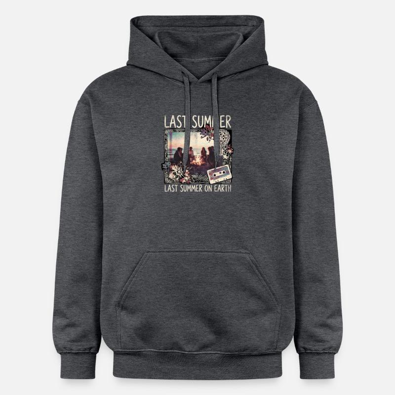 Dernier buzzer - Sweat à capuche Softstyle® Gildan Unisexe - gris foncé chiné