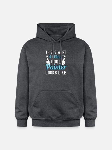 Painter Painter - Gildan Unisex Softstyle® Midweight Hoodie - dark heather grey