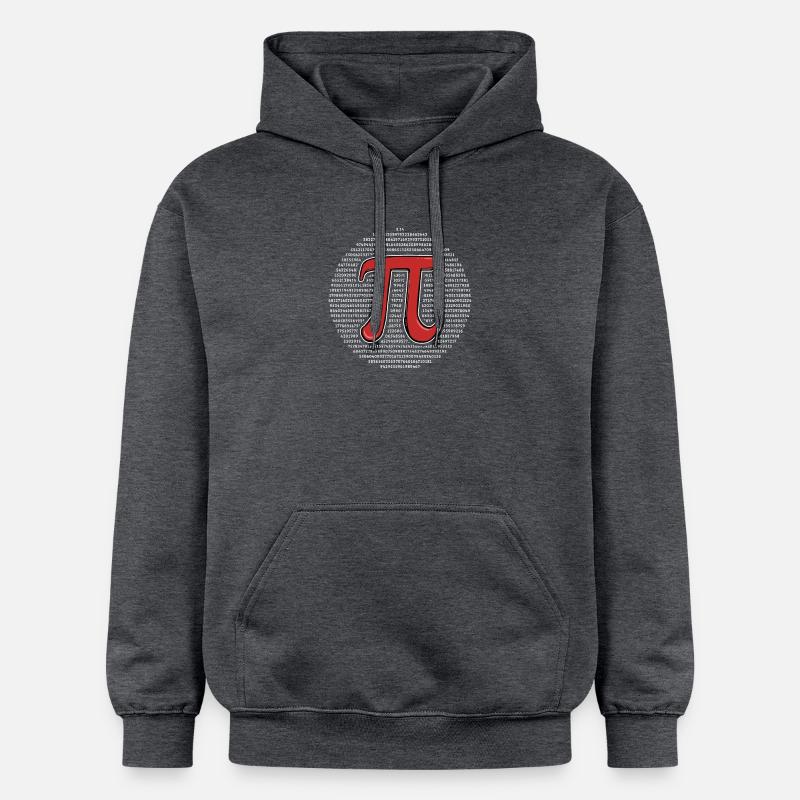 Pi Jour Pi Math - Sweat à capuche Softstyle® Gildan Unisexe - gris foncé chiné