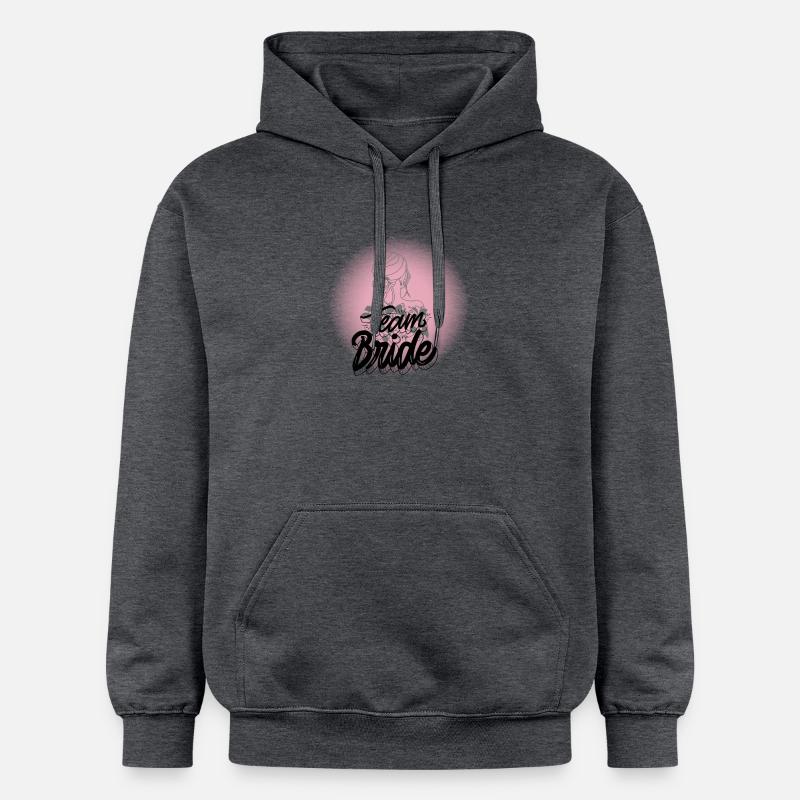 Équipe Bride - Sweat à capuche Softstyle® Gildan Unisexe - gris foncé chiné