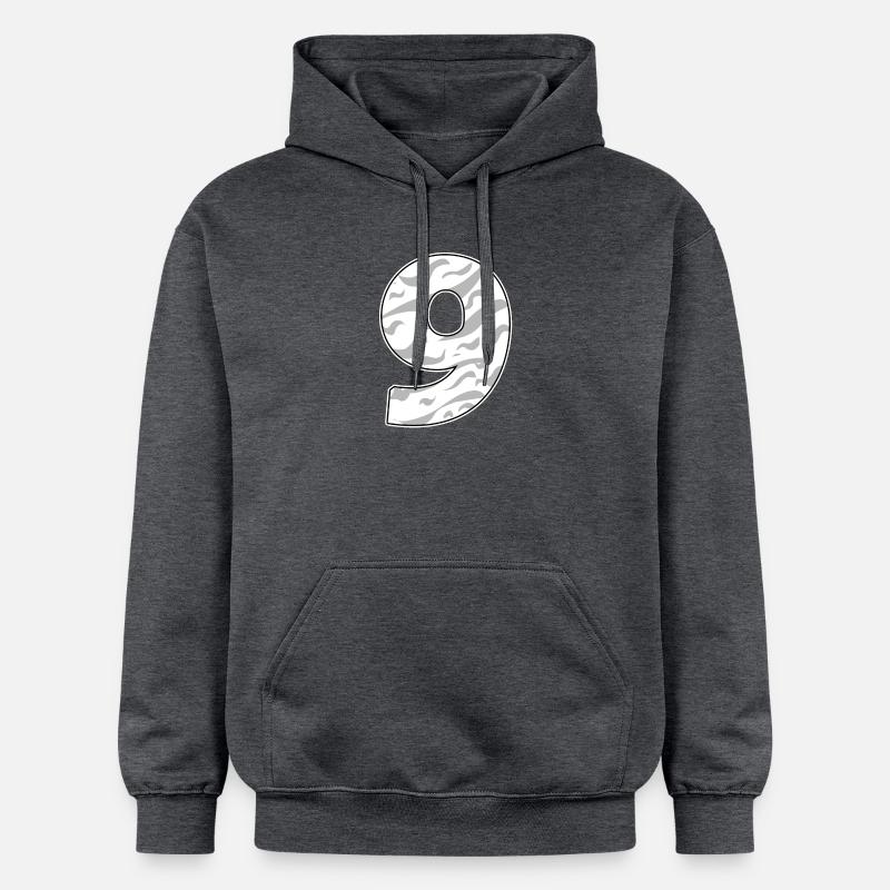 Neuf - 9 - Sweat à capuche Softstyle® Gildan Unisexe - gris foncé chiné